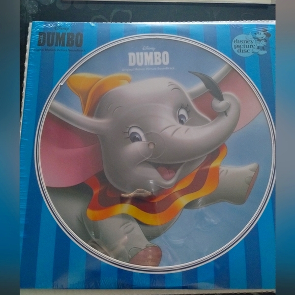 Disney Other - Disney Dumbo Picture Disc